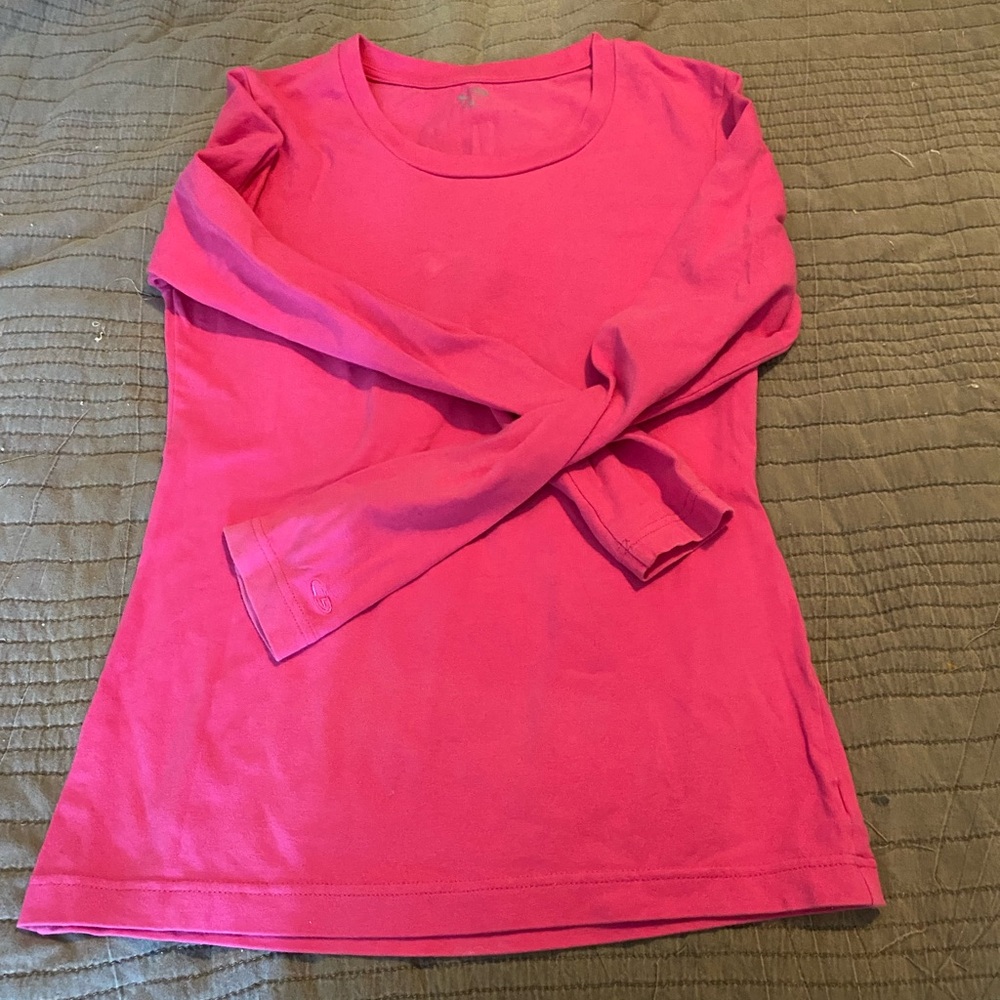 Champion Pink Fitted Long Sleeve Top